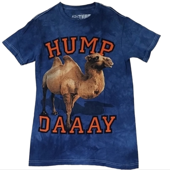 HUMP DAAAY~Men's Size S-34/36 ~Camel T-Shirt. - Picture 1 of 3